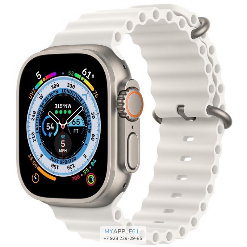 Apple Watch Ultra 49 mm White Ocean Band